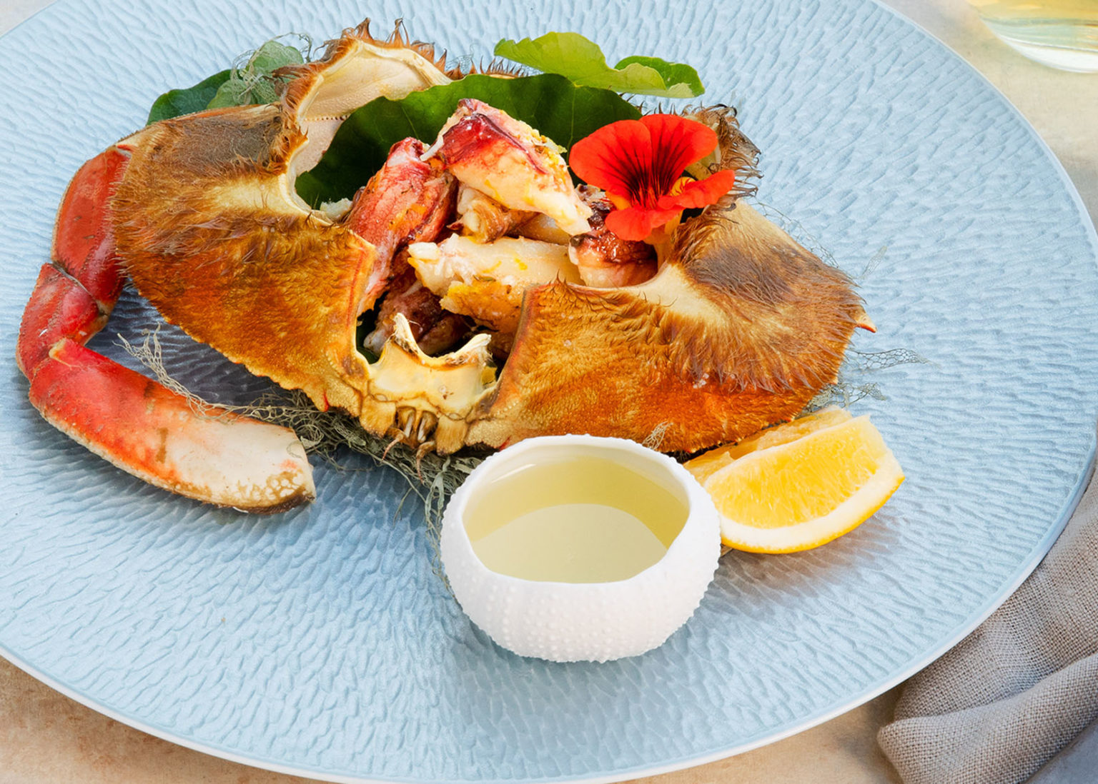 Scoma's Dungeness Crab with drawn butter