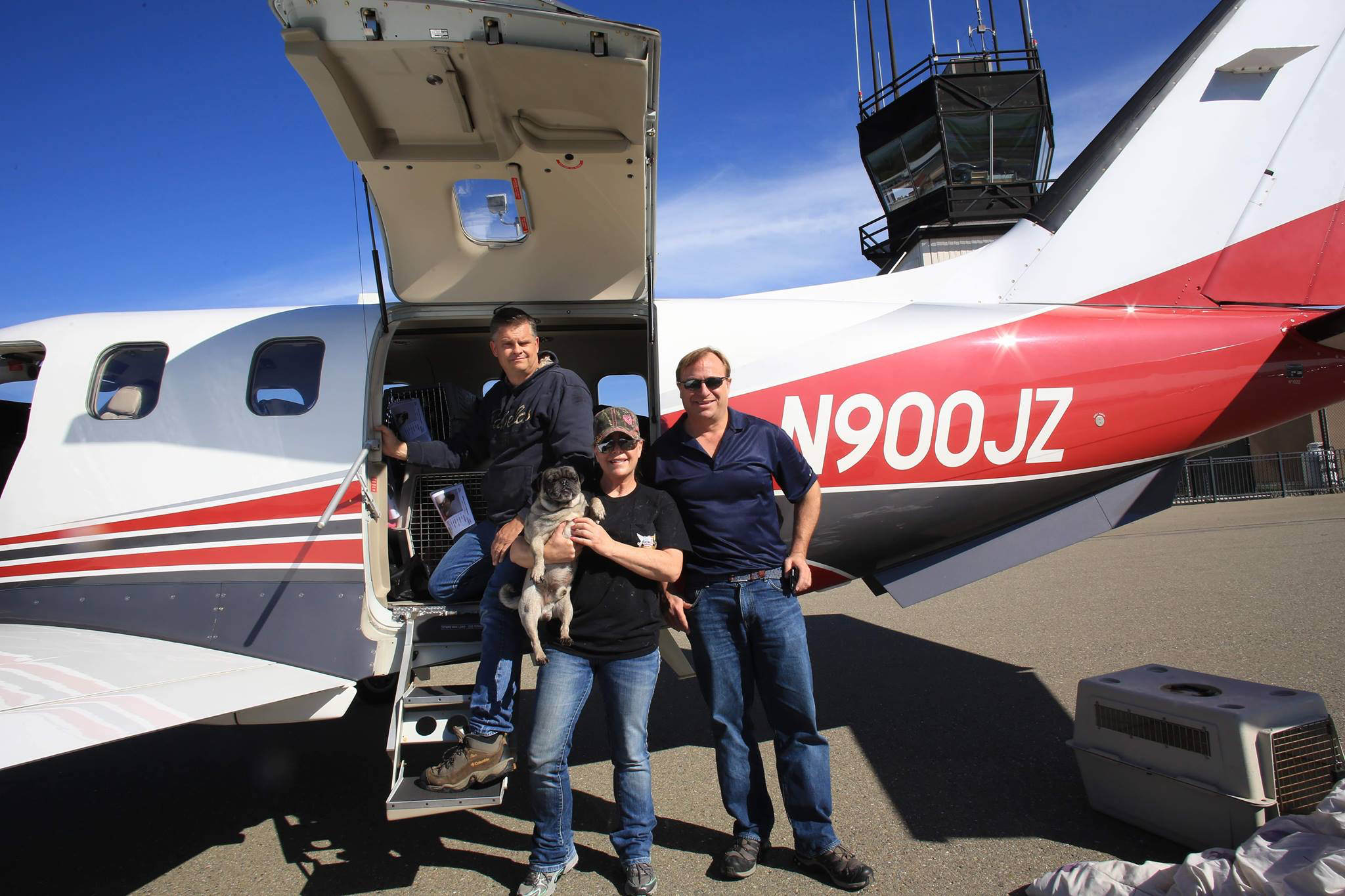 Jordan Winery Pilot Flight Wings of Rescue Animal Rescue Charity